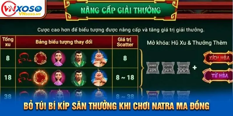 Bỏ túi bí kíp săn thưởng khi chơi Natra Ma Đồng