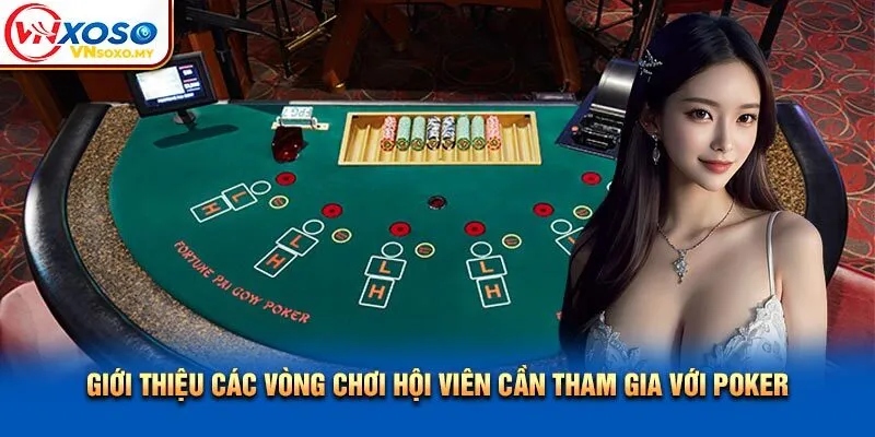 Giới thiệu các vòng chơi hội viên cần tham gia với Poker